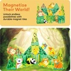 image:imagePicassoTiles Magnetic Tiles Magnet Tile Building Blocks Printed Fall Farm Themed Animal Toy Set with 8 Farmyard Animals Character Action Figures STEM Learning Playset for Kids Ages 3 PTQ27Forest