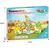 image:imagePicassoTiles Magnetic Tiles Magnet Tile Building Blocks Printed Fall Farm Themed Animal Toy Set with 8 Farmyard Animals Character Action Figures STEM Learning Playset for Kids Ages 3 PTQ27Farm