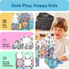image:imagePicassoTiles Magnetic Tiles Magnet Tile Building Blocks Printed Fall Farm Themed Animal Toy Set with 8 Farmyard Animals Character Action Figures STEM Learning Playset for Kids Ages 3 PTQ27Mermaid Theme