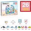 image:imagePicassoTiles Magnetic Tiles Magnet Tile Building Blocks Printed Fall Farm Themed Animal Toy Set with 8 Farmyard Animals Character Action Figures STEM Learning Playset for Kids Ages 3 PTQ27Marine