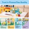 image:imagePicassoTiles Magnetic Tiles Magnet Tile Building Blocks Printed Fall Farm Themed Animal Toy Set with 8 Farmyard Animals Character Action Figures STEM Learning Playset for Kids Ages 3 PTQ27Metro