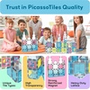image:imagePicassoTiles Magnetic Tiles Magnet Tile Building Blocks Printed Fall Farm Themed Animal Toy Set with 8 Farmyard Animals Character Action Figures STEM Learning Playset for Kids Ages 3 PTQ27Mermaid Theme