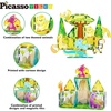 image:imagePicassoTiles Magnetic Tiles Magnet Tile Building Blocks Printed Fall Farm Themed Animal Toy Set with 8 Farmyard Animals Character Action Figures STEM Learning Playset for Kids Ages 3 PTQ27Safari Animals Themed