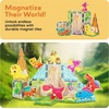 image:imagePicassoTiles Magnetic Tiles Magnet Tile Building Blocks Printed Fall Farm Themed Animal Toy Set with 8 Farmyard Animals Character Action Figures STEM Learning Playset for Kids Ages 3 PTQ27Dinosaur World Themed