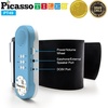 image:imagePicassoTiles PT49 Portable Kids 49Key Flexible Roll Up Educational Electronic Digital Music Piano Keyboard w Recording Feature 8 Different Tones 6 Educational Demo Songs amp Buildin Speaker  Blue