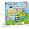 image:imagePicassoTiles Pete The Cat 80pc Magnetic Board Game Puzzle Playset Reusable Mix amp Match Cartoon Toy with Storytelling STEM Learning Activity Book and Storage Educational Kids Toys for Ages 3 PTC02Pete the Cat 6 Family