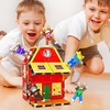 image:imagePicassoTiles Pete The Cat 80pc Magnetic Board Game Puzzle Playset Reusable Mix amp Match Cartoon Toy with Storytelling STEM Learning Activity Book and Storage Educational Kids Toys for Ages 3 PTC02Pete the Cat 6 Family