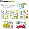 image:imagePicassoTiles Pete The Cat 80pc Magnetic Board Game Puzzle Playset Reusable Mix amp Match Cartoon Toy with Storytelling STEM Learning Activity Book and Storage Educational Kids Toys for Ages 3 PTC02Pete the Cat Board