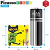 image:imagePicassoTiles Pete The Cat 80pc Magnetic Board Game Puzzle Playset Reusable Mix amp Match Cartoon Toy with Storytelling STEM Learning Activity Book and Storage Educational Kids Toys for Ages 3 PTC02Pete the Cat Mix and Match