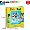 image:imagePicassoTiles Pete The Cat 80pc Magnetic Board Game Puzzle Playset Reusable Mix amp Match Cartoon Toy with Storytelling STEM Learning Activity Book and Storage Educational Kids Toys for Ages 3 PTC02Pete the Cat Mix and Match