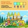 image:imagePicassoTiles Pete The Cat 80pc Magnetic Board Game Puzzle Playset Reusable Mix amp Match Cartoon Toy with Storytelling STEM Learning Activity Book and Storage Educational Kids Toys for Ages 3 PTC02Pete the Cat 6 Family