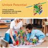 image:imagePicassoTiles STEM Learning Toys 250 Piece Building Block Kids Construction Engineering Kit Toy Blocks Children Early Education Playset wFree IdeaBook Power Drill Clickable Ratchet Age 3 PTN250201pcs Transformation