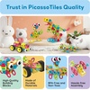 image:imagePicassoTiles STEM Learning Toys 250 Piece Building Block Kids Construction Engineering Kit Toy Blocks Children Early Education Playset wFree IdeaBook Power Drill Clickable Ratchet Age 3 PTN250250pcs Transformation