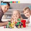 image:imagePicassoTiles STEM Learning Toys 250 Piece Building Block Kids Construction Engineering Kit Toy Blocks Children Early Education Playset wFree IdeaBook Power Drill Clickable Ratchet Age 3 PTN250105pcs Transformation