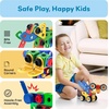 image:imagePicassoTiles STEM Learning Toys 250 Piece Building Block Kids Construction Engineering Kit Toy Blocks Children Early Education Playset wFree IdeaBook Power Drill Clickable Ratchet Age 3 PTN250152pcs Transformation