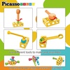 image:imagePicassoTiles STEM Learning Toys 250 Piece Building Block Kids Construction Engineering Kit Toy Blocks Children Early Education Playset wFree IdeaBook Power Drill Clickable Ratchet Age 3 PTN250115pcs Transformation