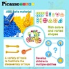 image:imagePicassoTiles STEM Learning Toys 250 Piece Building Block Kids Construction Engineering Kit Toy Blocks Children Early Education Playset wFree IdeaBook Power Drill Clickable Ratchet Age 3 PTN250115pcs Transformation