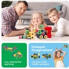 image:imagePicassoTiles STEM Learning Toys 250 Piece Building Block Kids Construction Engineering Kit Toy Blocks Children Early Education Playset wFree IdeaBook Power Drill Clickable Ratchet Age 3 PTN250201pcs Transformation