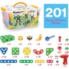 image:imagePicassoTiles STEM Learning Toys 250 Piece Building Block Kids Construction Engineering Kit Toy Blocks Children Early Education Playset wFree IdeaBook Power Drill Clickable Ratchet Age 3 PTN250201pcs Transformation