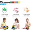 image:imagePicassoTiles STEM Learning Toys 250 Piece Building Block Kids Construction Engineering Kit Toy Blocks Children Early Education Playset wFree IdeaBook Power Drill Clickable Ratchet Age 3 PTN250105pcs Transformation