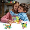 image:imagePicassoTiles STEM Learning Toys 250 Piece Building Block Kids Construction Engineering Kit Toy Blocks Children Early Education Playset wFree IdeaBook Power Drill Clickable Ratchet Age 3 PTN250115pcs Transformation
