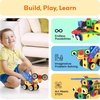 image:imagePicassoTiles STEM Learning Toys 250 Piece Building Block Kids Construction Engineering Kit Toy Blocks Children Early Education Playset wFree IdeaBook Power Drill Clickable Ratchet Age 3 PTN250201pcs Transformation