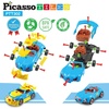 image:imagePicassoTiles TakeAPart Race Car Set with LED Engine Sound Mini Electric Power Tool Reversible Drill Screws Included PTT302 2in1 DIY Construction Build Your Own 30pc Racing Car STEAM Kit