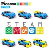 image:imagePicassoTiles TakeAPart Race Car Set with LED Engine Sound Mini Electric Power Tool Reversible Drill Screws Included PTT302 2in1 DIY Construction Build Your Own 30pc Racing Car STEAM Kit