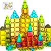 image:imagePicassoTiles 100pc Magnetic Tile Mini Diamond Set Travel Size STEM Educational Building Kit for Toddlers Preschool Boys Girls Age 3 Plus Montessori Indoor Learning Toy for Creative Development PTM100Mini 24pcs