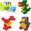 image:imagePicassoTiles 1750 PCS Building Block Tiles Creative Shapes to Enhance Imaginative Play Unique Set to Build Houses Numbers Animals and More Vibrant STEM Toys Washable for Learning Education Ages 3Red