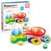 image:imagePicassoTiles 70 Piece Marble Run Magnetic Tiles Race Track STEM Ages 3  8 quarterround turns 10 long slides 4 Uturns 2 funnels amp 2 slopes 4 weighted balls BPAfree fine motor amp spatial playMarble Run AddOn Expansion Pack