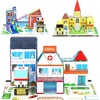 School Hospital Police Station
