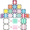 image:imagePicassoTiles Clear Transparent Magnetic Tile Expansion Set STEM Educational Construction Toy Kit for Kids Age 3 Plus Magnet Building Blocks Preschool Learning Creativity and Skill Development PTE13Red 40 Pcs Window and Door
