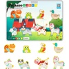 image:imagePicassoTiles Dinosaur Magnetic Tiles Accessory Set Mix and Match Dino Figure Parts for STEM Magnet Tile Construction Building Blocks Sets Creative Pretend Play Educational Toy for Kids Ages 3 PTA288 Farm Animal