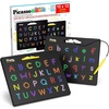image:imagePicassoTiles DoubleSided 2in1 Upper amp Lower Case ABC Magnetic Drawing Board 10x12 Inch Letter Tracing Writing Tablet STEM Learning Toy for Kids Ages 32in1 Alphabets