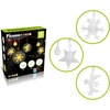 image:imagePicassoTiles LED Lights 3 Piece Set 27 Total Length 9 Each Warm Color Battery Operated Night Lighting Kids Bedroom Decoration Toy Strip Hanging String Light Child Age 3 Star Moon Snowflake ShapeMulticolor