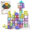 image:imagePicassoTiles Magnetic Building Block Quarter Round and Window Set Magnet Construction Toy Educational Kit Engineering STEM Learning Playset Child Brain Development Stacking Blocks PlayboardsQuarter Round and Window Set