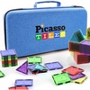 image:imagePicassoTiles Magnetic Storage Carrying Case Travel Bag Organizer for Kids  protective mesh pocket water resistant oxford cloth soft rubber handle sturdy zipper children toy bin ages 3