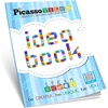image:imagePicassoTiles Magnetic Tile Building Idea Book 230 Pages Illustrated Design Guide with 300 Creative Builds for Kids STEM Learning Creativity and Brain Development Educational Toy Ages 3 Plus PTIDEABOOK