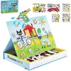 image:imagePicassoTiles Pete The Cat 80pc Magnetic Board Game Puzzle Playset Reusable Mix amp Match Cartoon Toy with Storytelling STEM Learning Activity Book and Storage Educational Kids Toys for Ages 3 PTC02Pete the Cat Board