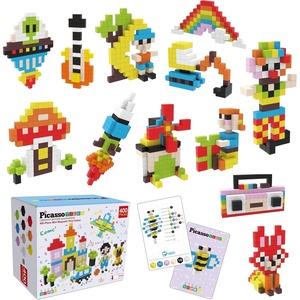 image:imagePicasso Cubes 05 Pixel Magnetic Puzzle Cube 400 Piece Mix amp Match Sensory Toys STEAM Education Learning Building Block Magnets Children Construction Toy Set Stacking Magnet Creative Kit PMC400