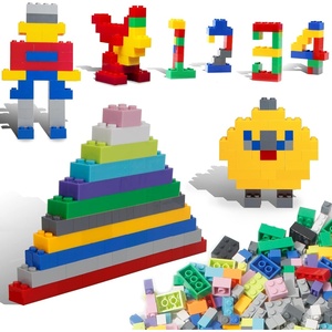 image:imagePicassoTiles 1750 PCS Building Block Tiles Creative Shapes to Enhance Imaginative Play Unique Set to Build Houses Numbers Animals and More Vibrant STEM Toys Washable for Learning Education Ages 3Pbs1750