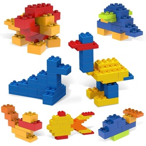 image:imagePicassoTiles 1750 PCS Building Block Tiles Creative Shapes to Enhance Imaginative Play Unique Set to Build Houses Numbers Animals and More Vibrant STEM Toys Washable for Learning Education Ages 3Orange  Green  Yellow  Red  Dark Blue