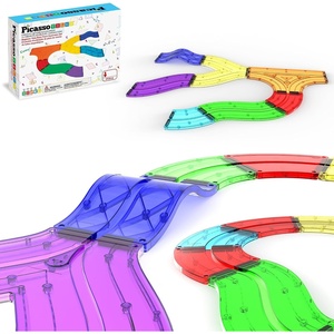 image:imagePicassoTiles 2pcs Magnetic Toy Car Set Highly Detailed Compatible with Magnet Race Track STEM Truck Replacement Accessories Educational Construction Building Kits for Toddlers Boys amp Girls Ages 312pcs
