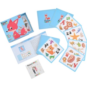 image:imagePicassoTiles 56 PCs Animal Speed Matching Game Match Identical Pairs of Animals as Fast as Possible Educational Puzzle Family Activity Board Games with Portable Storage Box for Boys amp Girls Ages 3