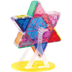 image:imagePicassoTiles Magnet Tile Building Blocks Ferris Wheel Amusement Rotating Accessory Kit Compatible with Full Sized Magnetic Tiles Construction Toy Set Education STEM Learning 3D Toddler Kid Age 3 PT09Ferris Wheel