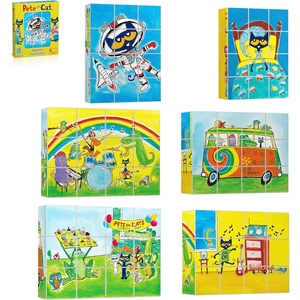 image:imagePicassoTiles Pete The Cat 80pc Magnetic Board Game Puzzle Playset Reusable Mix amp Match Cartoon Toy with Storytelling STEM Learning Activity Book and Storage Educational Kids Toys for Ages 3 PTC02Pete the Cat Mix and Match