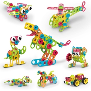 image:imagePicassoTiles STEM Learning Toys 250 Piece Building Block Kids Construction Engineering Kit Toy Blocks Children Early Education Playset wFree IdeaBook Power Drill Clickable Ratchet Age 3 PTN250250pcs Transformation
