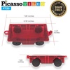 image:imagePicassoTiles 100PC Magnet Tiles  2 Cars  4 Family People Action Figures Expansion Bundle STEAM Educational Playset for Creative Fun and Learning Construction Play Pretend Play Toy for Kids