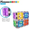 image:imagePicassoTiles 100PC Magnet Tiles  40PC Clipin Windows amp Doors Building Bundle STEAM Educational Playset for Creative Fun and Learning Construction Play Engineering Project Toy Gift Idea for Kids